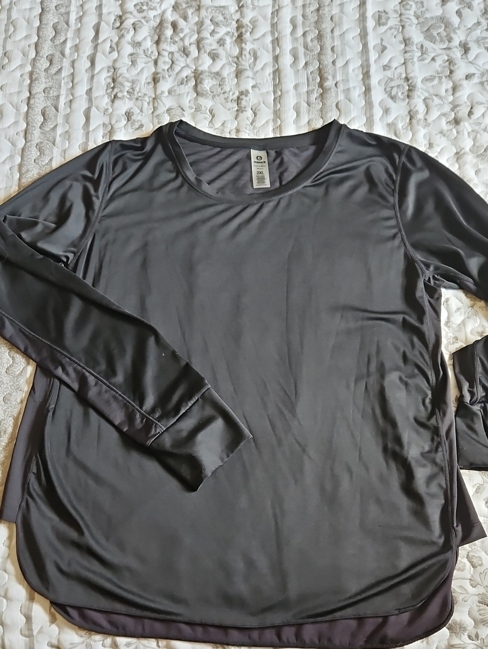 Women’s Long-Sleeve Black Top